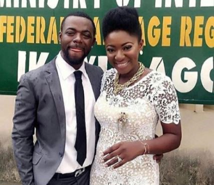 Yvonne Jegede and her husband