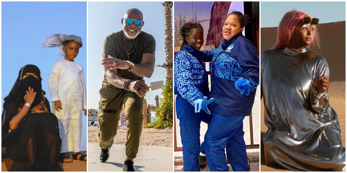 8 Naija Celebrities That Vacationed In Dubai During Christmas, New Year (Photos)