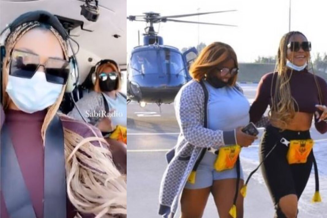 Dorathy And Lilo Enjoys Helicopter Ride In Dubai