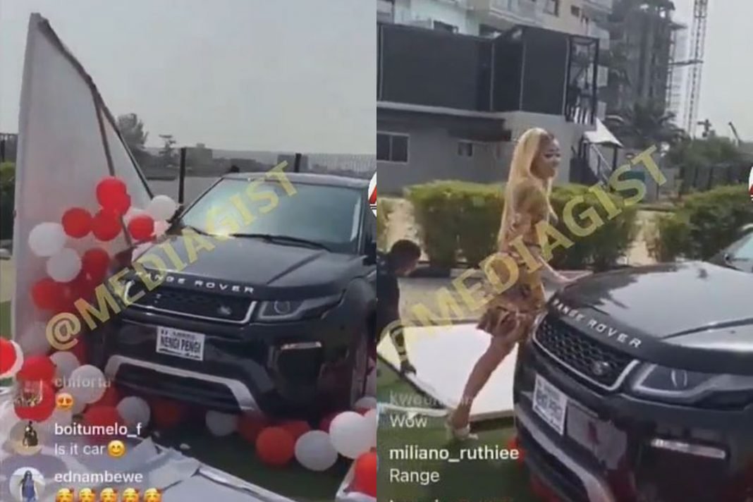 BBNaija: Nengi Fans Gift Her Range Rover On Her Birthday (Video)