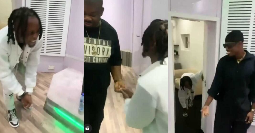 Reactions As Laycon Met Don Jazzy-“Humility At Its Peak”