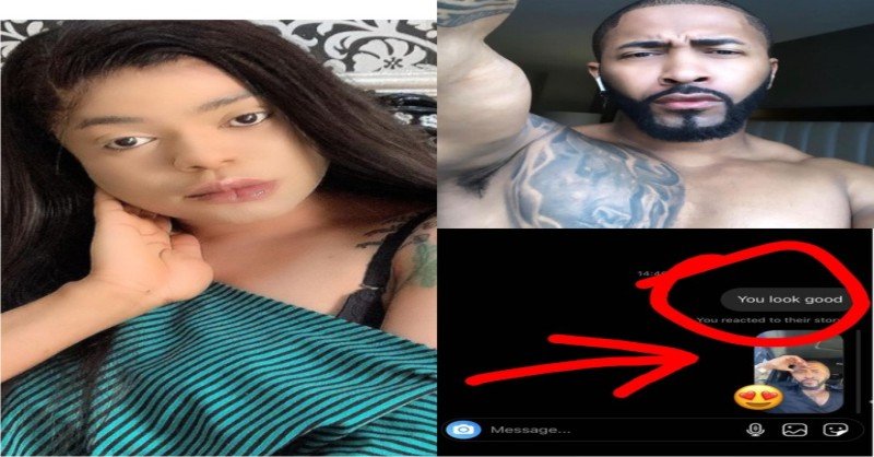 Bobrisky "shoots her shot" with Instagram crush, shares screenshot - See reations (PHOTOS)