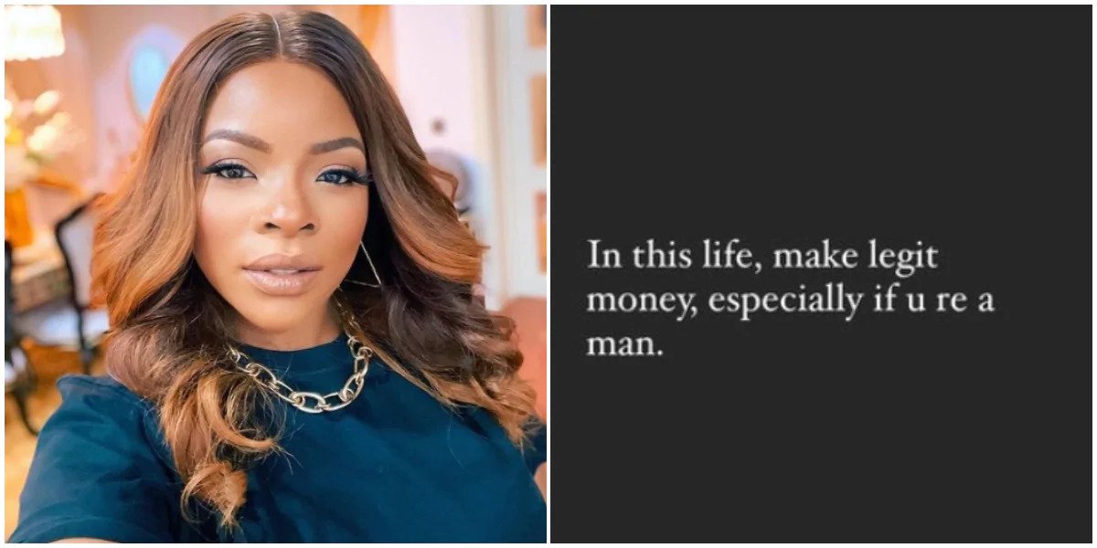 Laura Ikeji Gives Advice: Make Legit Money, Especially If You're A Man