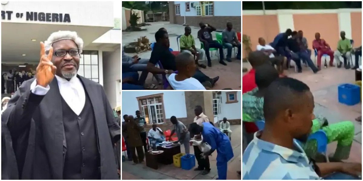 Popular Nigerian actor, Kanayo O. Kanayo, recently took to social media to share videos from when he was celebrated by his community for being a lawyer.