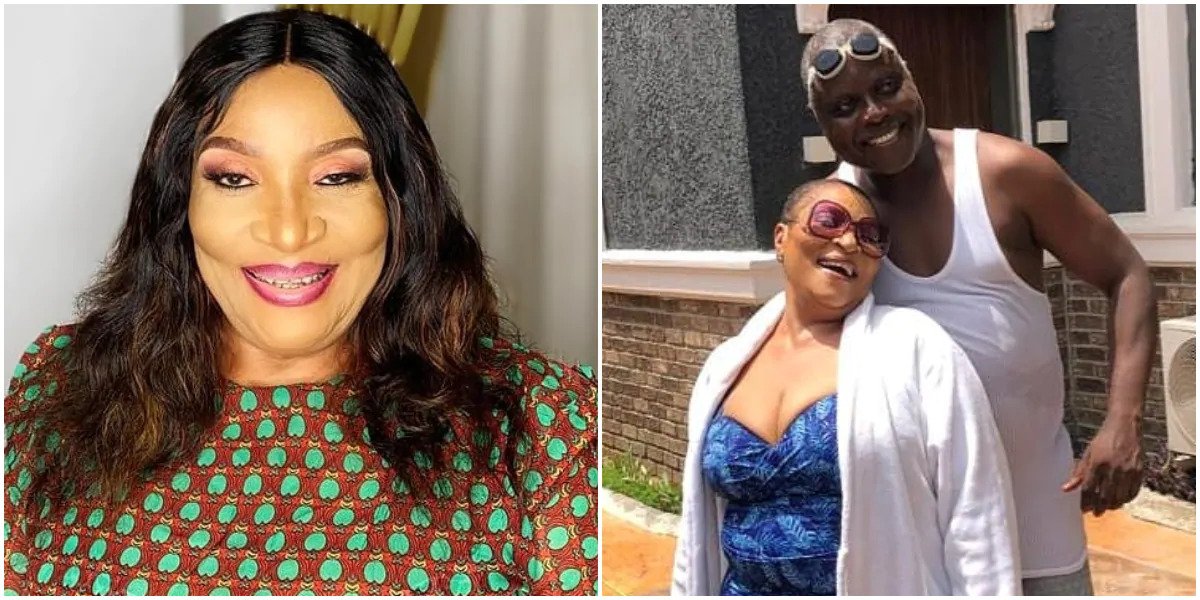 Actress Ngozi Nwosu Shares Sweet Photo Of Herself With Dele Odule In Swimsuits