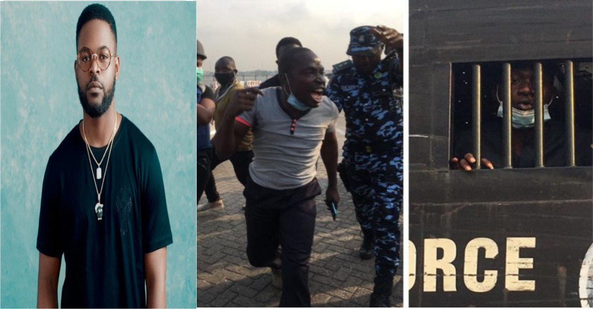 Nigerian government has shown by this senseless act that it is not concerned with upholding our democracy - Falz react to arrest of Mr Macaroni and others