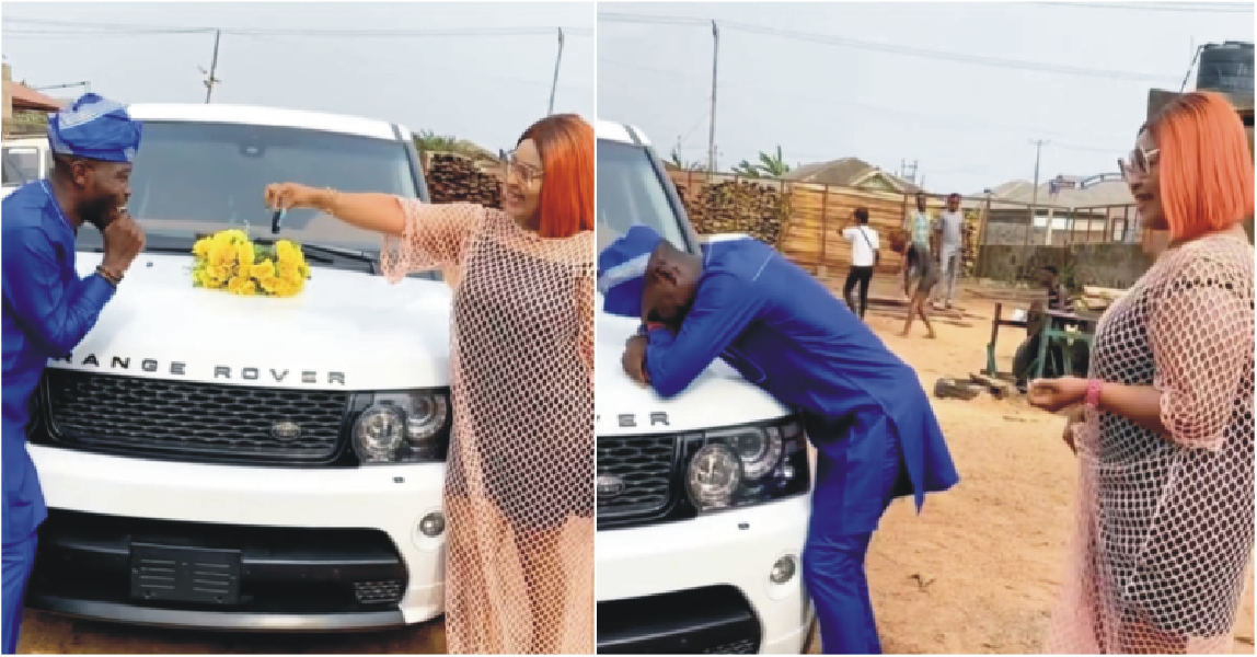 Omoborty Surprises Actor Ijebu With Brand New Range Rover Car (Video)