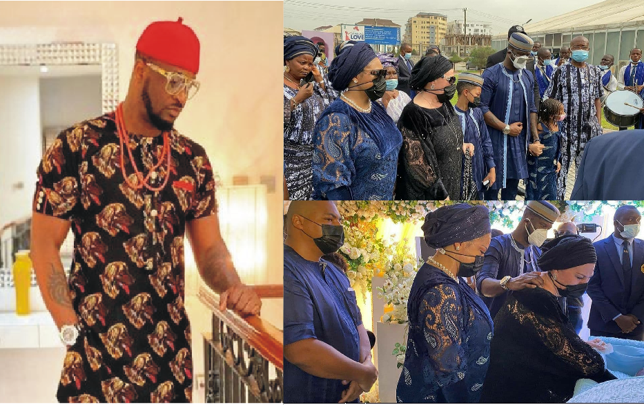 Tears Flow As Peter Okoye's Father-In-Law Is Laid To Rest (Photos/Video)