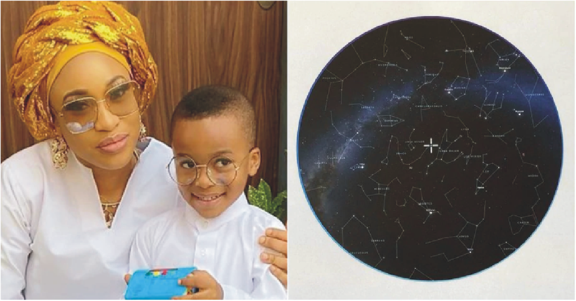 Tonto Dikeh Invites 10 People To Official Viewing Of Son's Star, Explains What It Means To Buy One