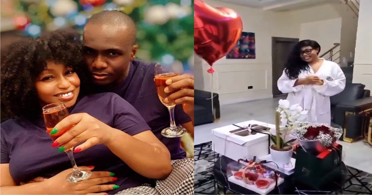 Rita Dominic Treated To A Lovely Valentine Surprise From Fiance, Fidelis Anosike Ahead Of Wedding (VIDEO)