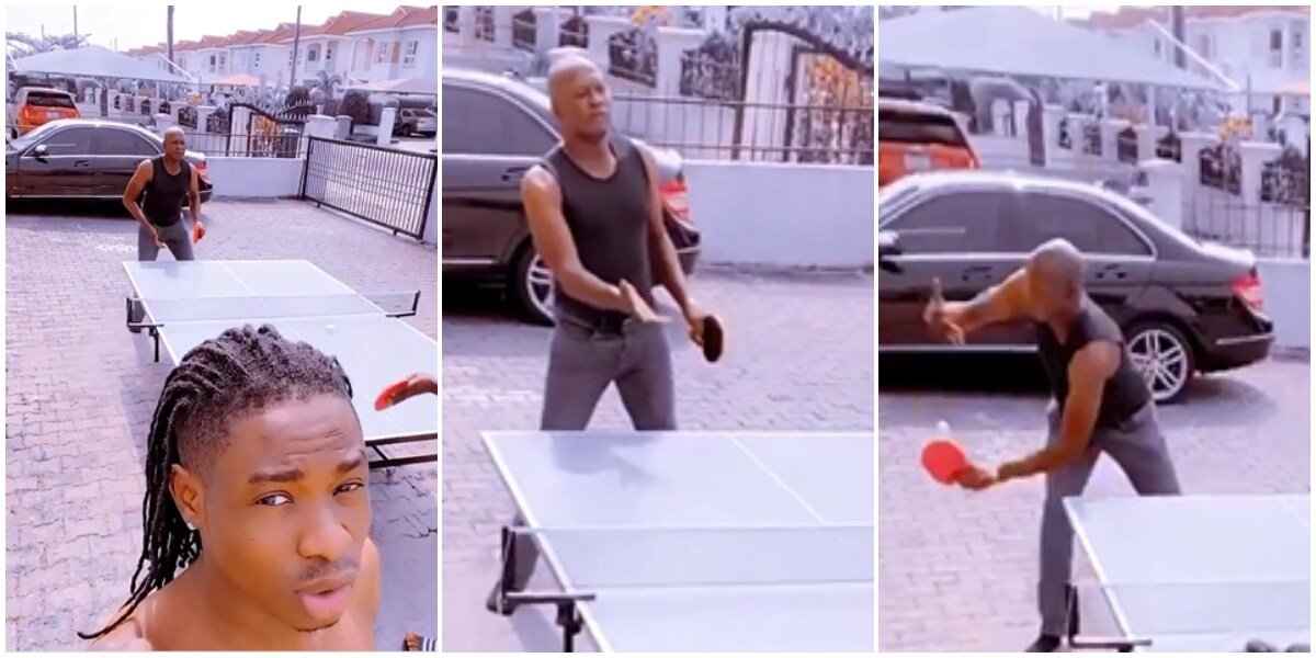 Rapper Lil Kesh Willing To Bet A Thousand Dollars On Dad's Tennis Skills, Shares Video Of His Performance