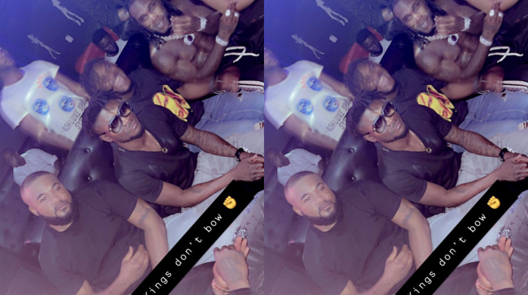 CDQ Spotted In Club Quilox With Obafemi Martins And Burna Boy Hours After He Calls Out Fellow Singer (Video)