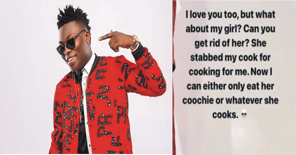 "She Stabbed My Cook For Cooking For Me"-Reekado Banks Reveal How His Girlfriend Stabbed His Cook