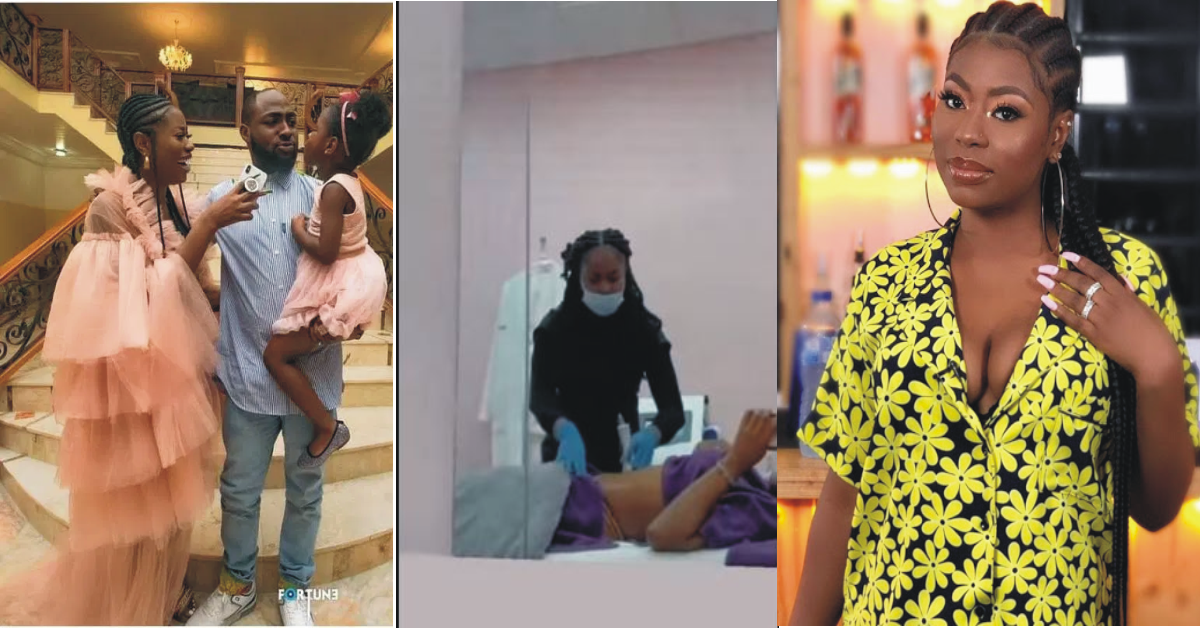 Sophia Momodu, Davido’s Baby Mama Embarks On Non-surgical Liposuction To Remove Stomach Fat (Video)