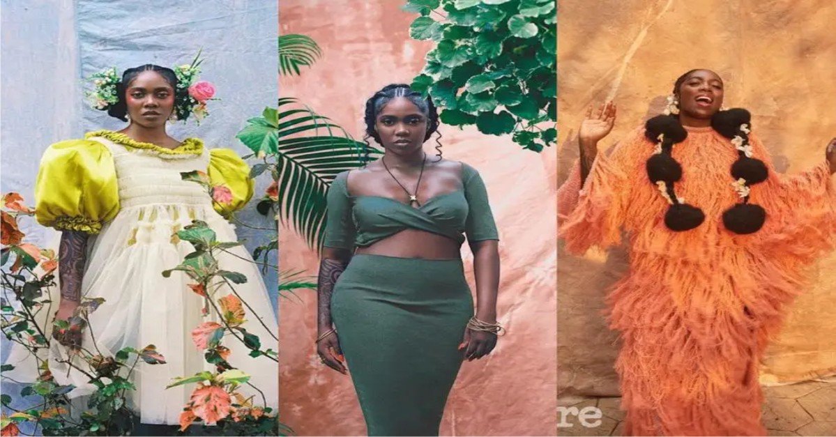 Tiwa Savage continues to fuel pregnancy rumours as she shares new photos showing off her fatness``