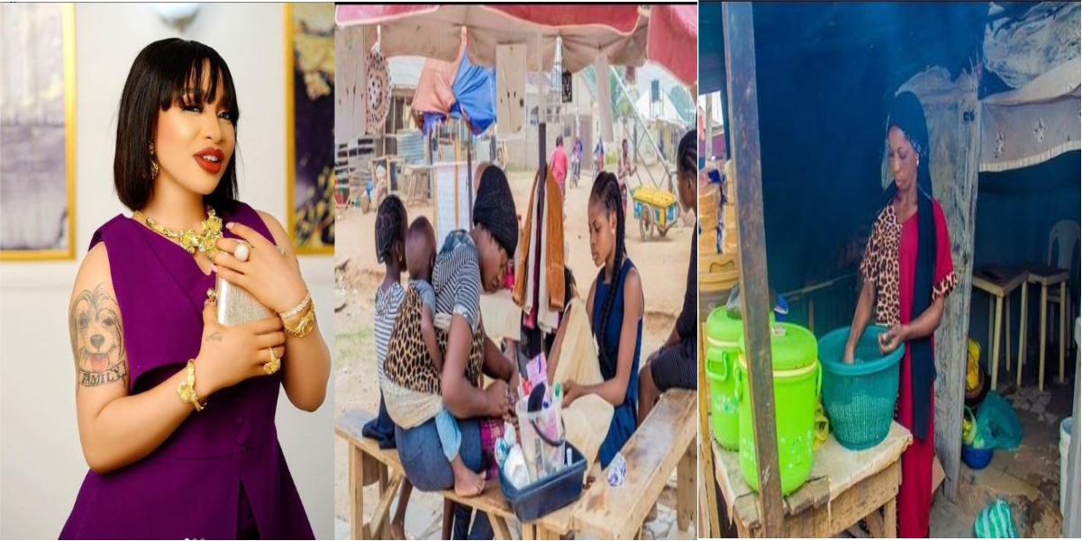 Actress, Tonto Dikeh Embarks On Empowerment programme For Widows And Single Moms (Video/Photos)