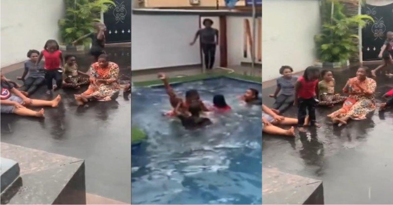 "Am Their Best Friend 24/7"- Mercy Johnson Says Has She Plays In The Rain With Family(Video)