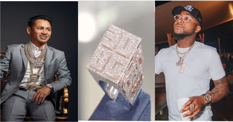 Johnny Dang Uncovers Davido’s Custom Made “30 BG“ Diamond Ring