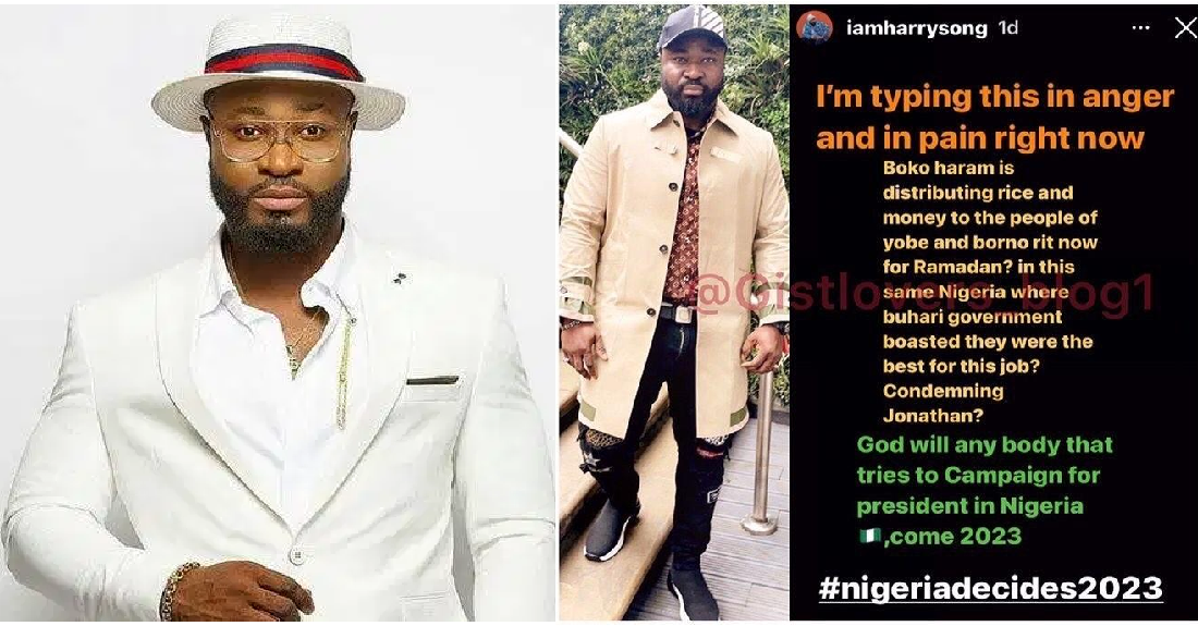 "Boko haram is distributing rice and money to the people of yobe and borno rit now for Ramadan": Singer Harrysong