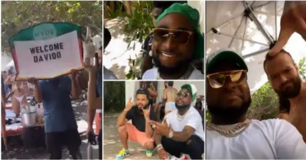 Davido Having 'A Good Time' In Miami (Video)