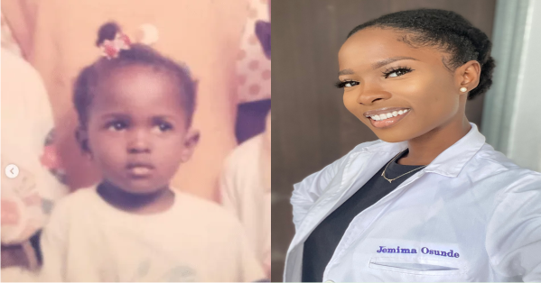 Nigerian Actress, Jemima Osunde Shares Throw-Back Photo Of Herself To Mark This Years Children’s Day