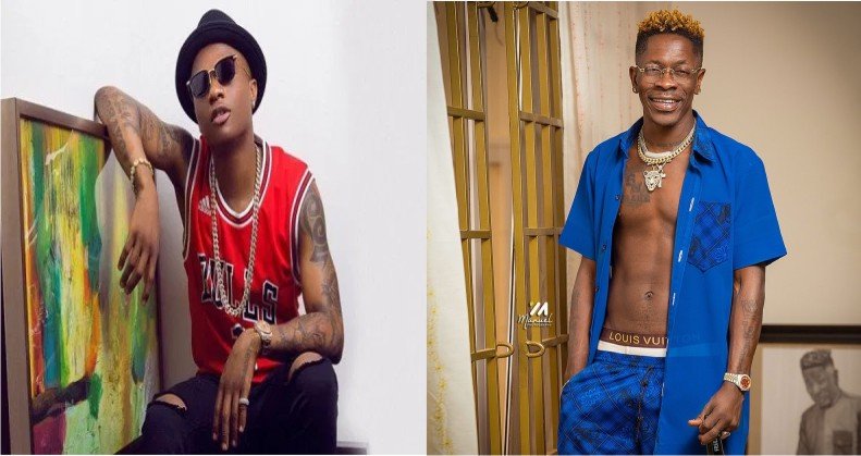 Wizkid And Friends Battles With Water-Guns While Slamming Shatta Wale’s Song 'Blow-Up'(Video)