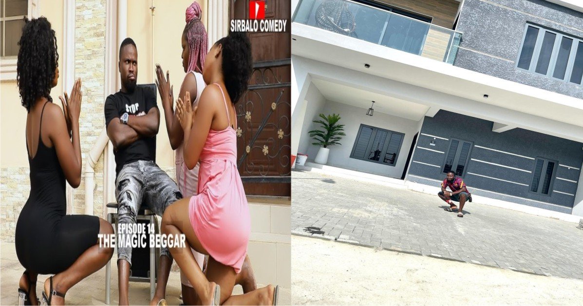 Mark Angel Congrats Comedian Sir Balo As He Acquires Beautiful House Worth Millions of Naira - Photos