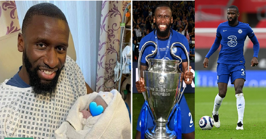 Chelsea star, Antonio Rudiger Welcomes His Second Baby After His Champions League Win