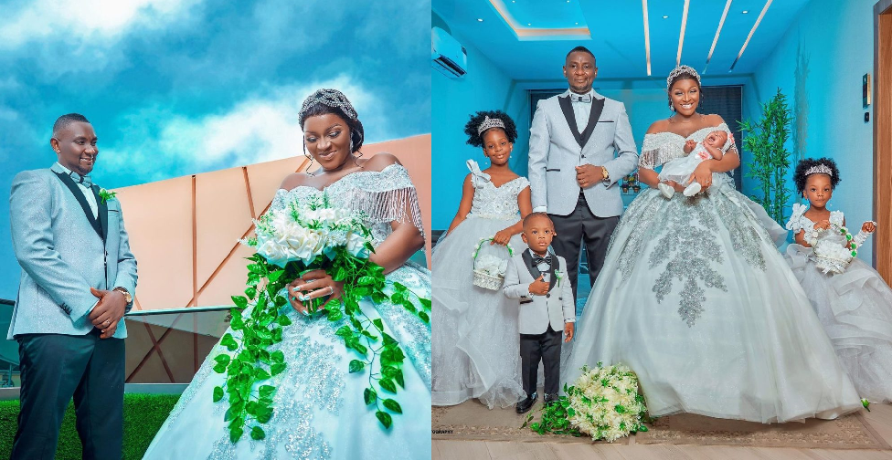 “8 years ago, I married my best friend and 4 babies after” – Chacha Eke And Hubby Celebrates Their Wedding Anniversary