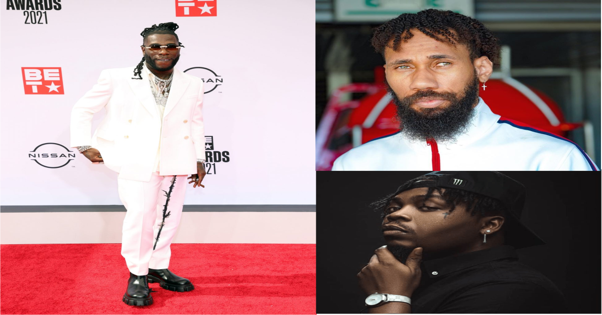 Burna Boy Receives Commendations From Phyno, Olamide, Others Over BET Awards Win