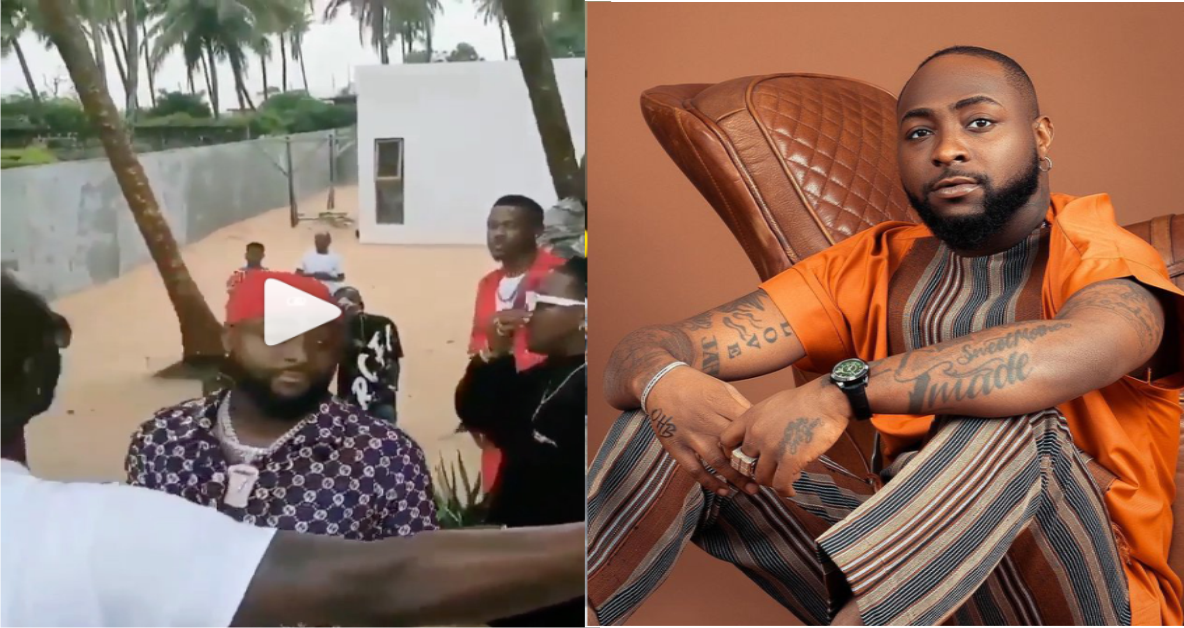 Moments: Davido Gives Live Performance To Children(VIDEO)