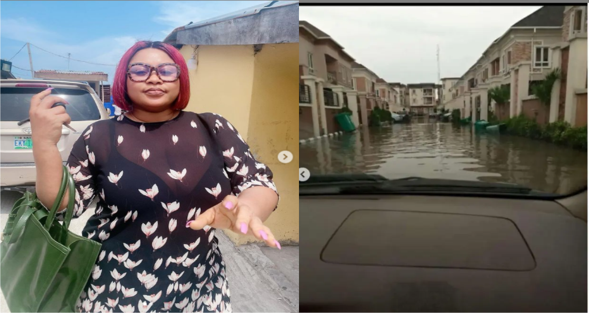Actress, Joke Jigan Laments Over The Condition Of The Estate She lives In.