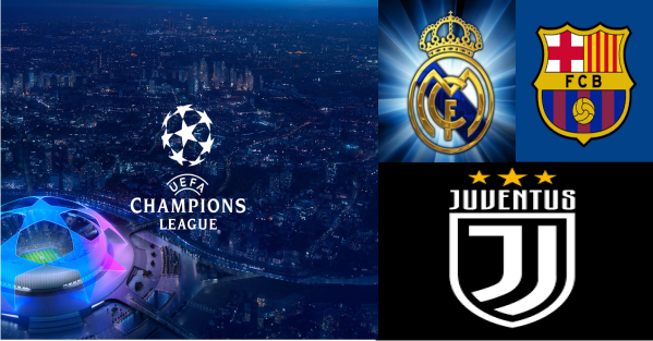 Real Madrid, Barcelona, and Juventus, To Be Kicked-Out From "The Champions League" This Week