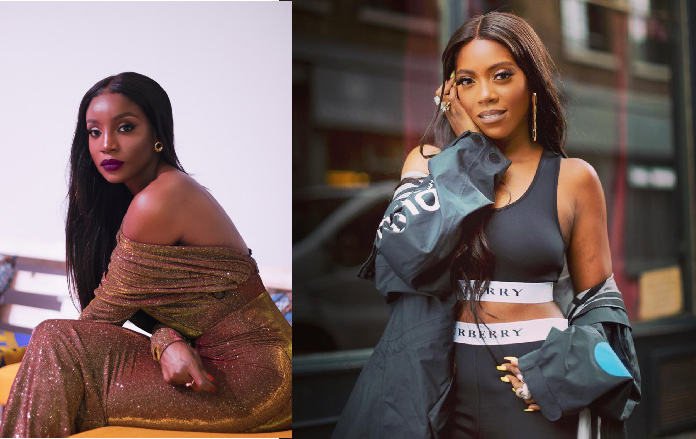 "It should be from her heart too...": Reactions As Seyi Shay Vibes To Tiwa Savage’s Song Days After Their Clash (Video)