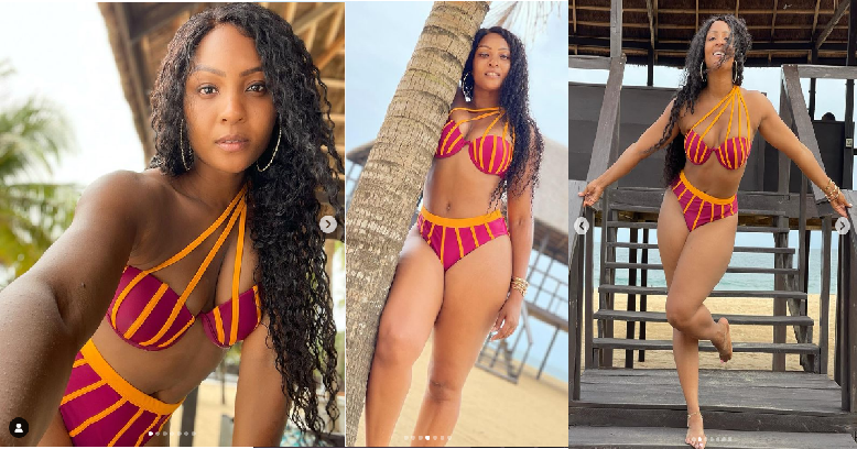 Osas Ighodaro Kept Social Media Buzzing As She Shares Hot Bikini Photos Of Herself