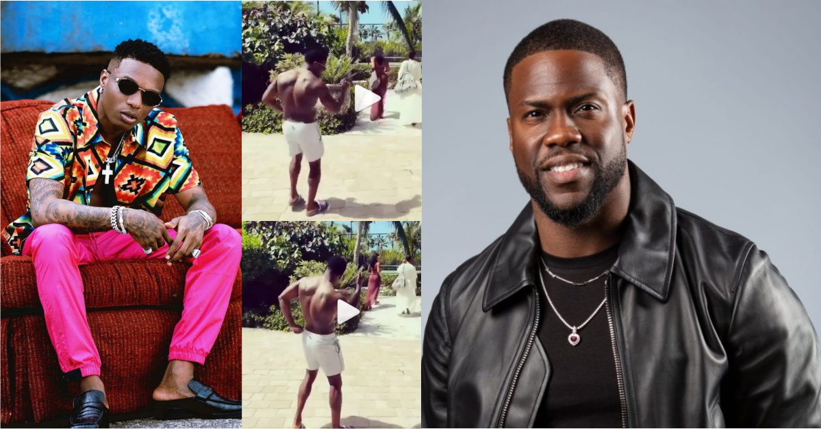 American Actor, Kevin Hart 'Vibes' To Wizkid's "Essence" [Video]