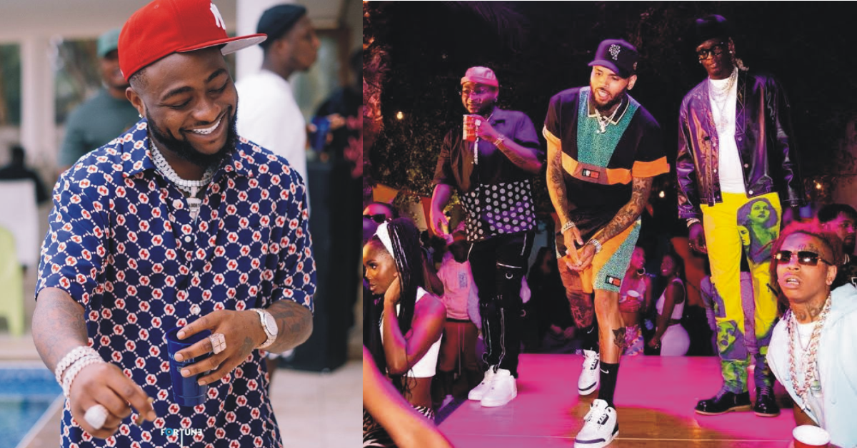 “Back and stronger”: Netizens react as Davido Releases New Music Video Ft Chris Brown And Young Thug