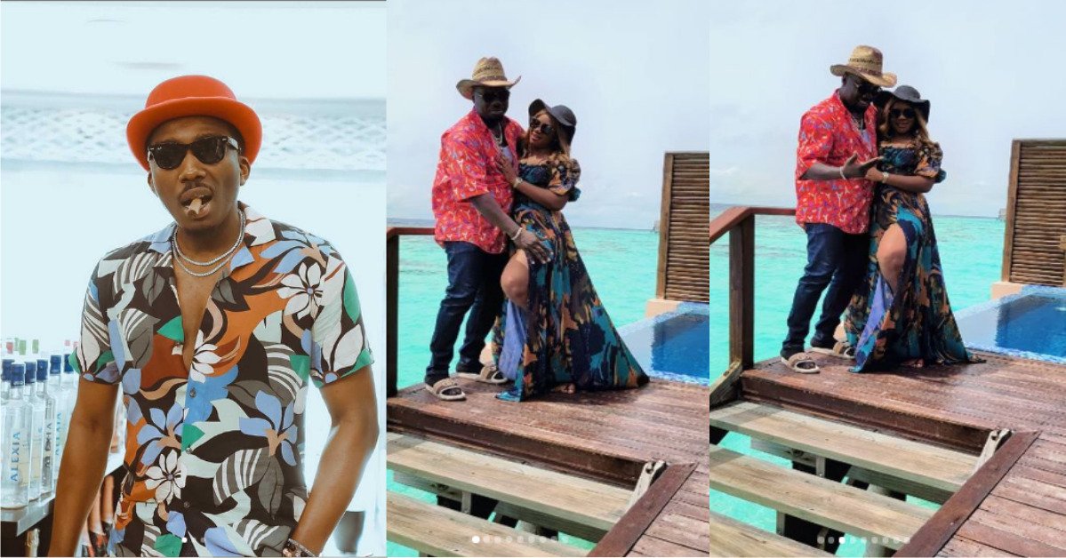 "First burial to have honeymoon": Bovi React As Obi Cubana And Wife Jet To Maldives Island For Vacation After Mother’s Burial