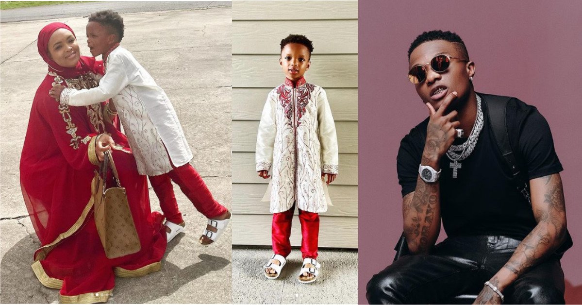 “Do you want me to bleach my baby”: Binta, Wizkid’s Second Baby Mama, Slams A Troll Who Complained That Her Son Is Getting black’
