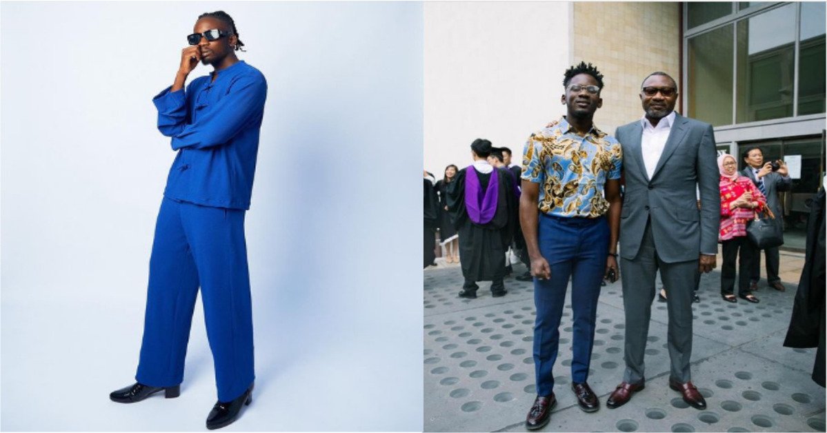 “Getting a birthday message from your billionaire in-law hits differently”: Netizens React As Femi Otedola Celebrates Mr Eazi At 30 (Photo)