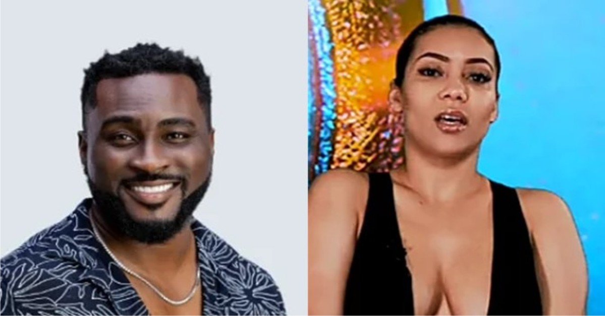 #BBNaija Kissing Spree: Pere steals a kiss from Maria hours after she kissed Boma
