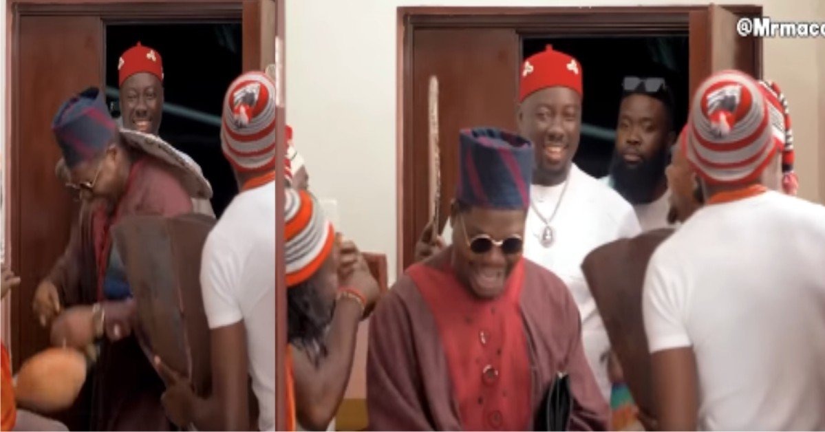 FUNNY VIDEO: Mr. Macaroni features Obi Cubana and Don Jazzy in his Latest Comedy Skit