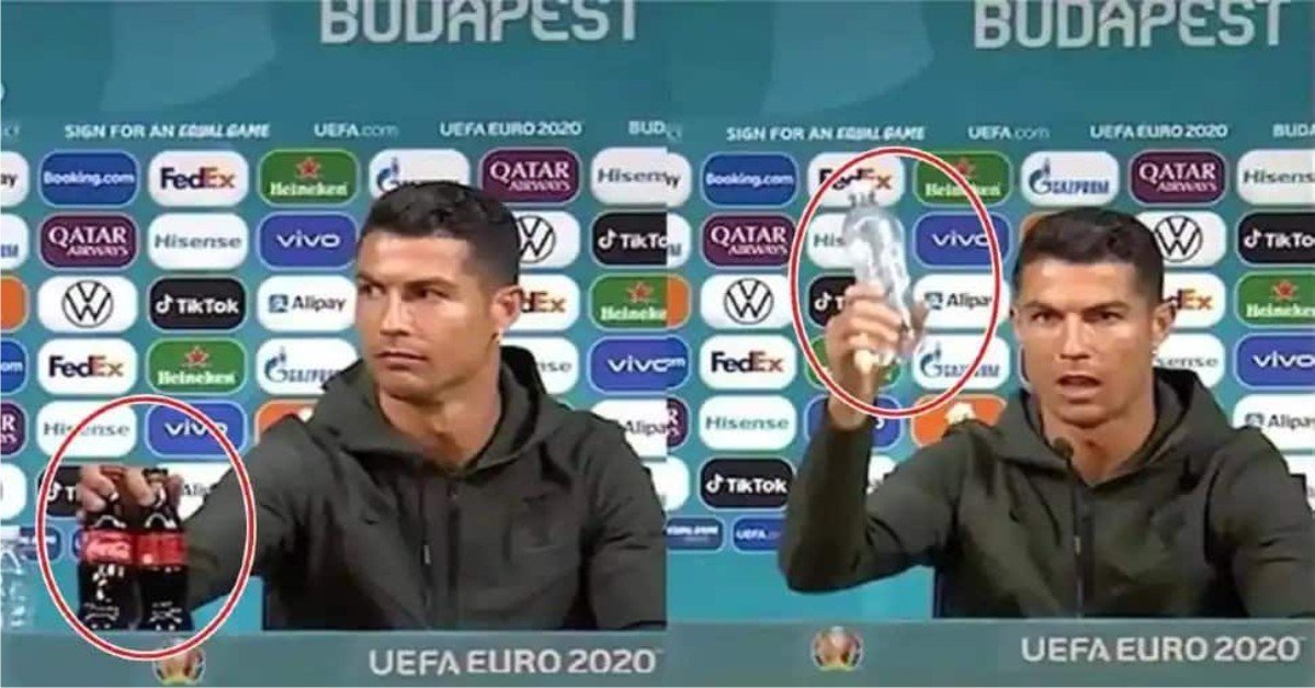 Coca-Cola Records $4 billion Loss After Ronaldo Removed Its Bottles And Endorsed Water (Video)