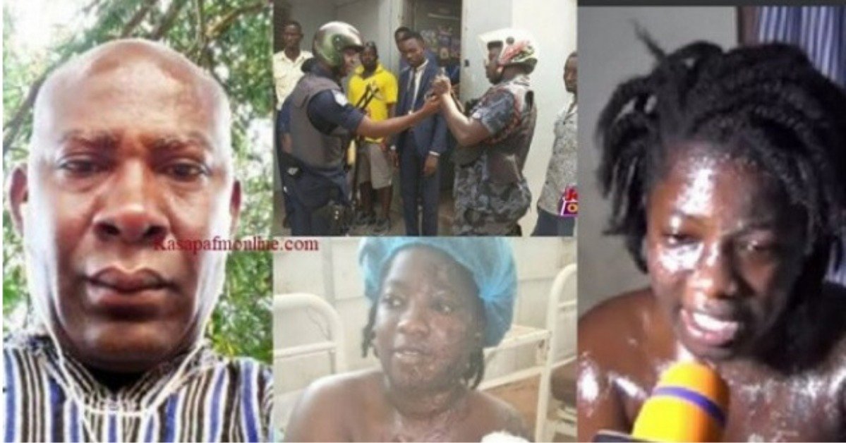 A 54yrs Ghanaian Man, Jailed For Pouring Acid On His 22yrs-old Ex-girlfriend And Her Mother