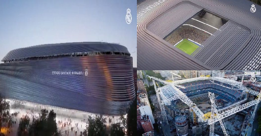 Real Madrid Uncover The Photos Of Their New Bernabeu Stadium With Retractable Roof (Photos)