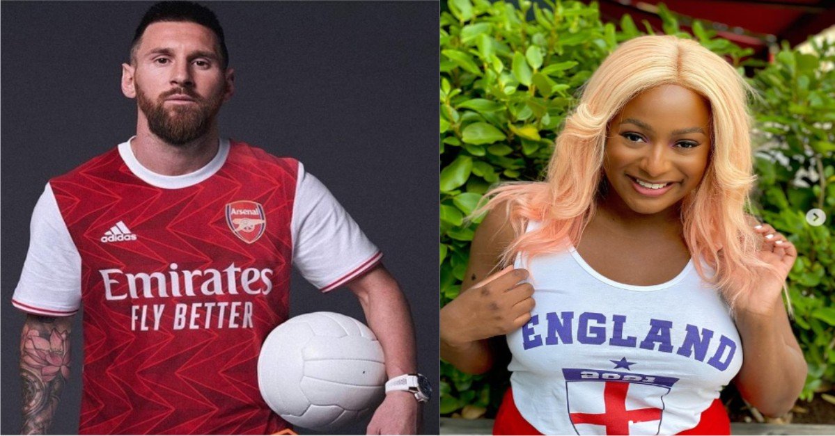 DJ Cuppy Vows To Giveaway 10 Million if Messi Signs To Arsenal