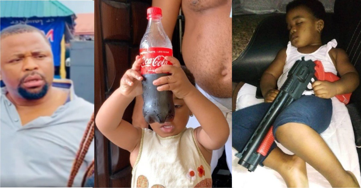 Watch Apama’s Daughter Sing "Dorime" As She Lifts Coke Bottle(VIDEO)