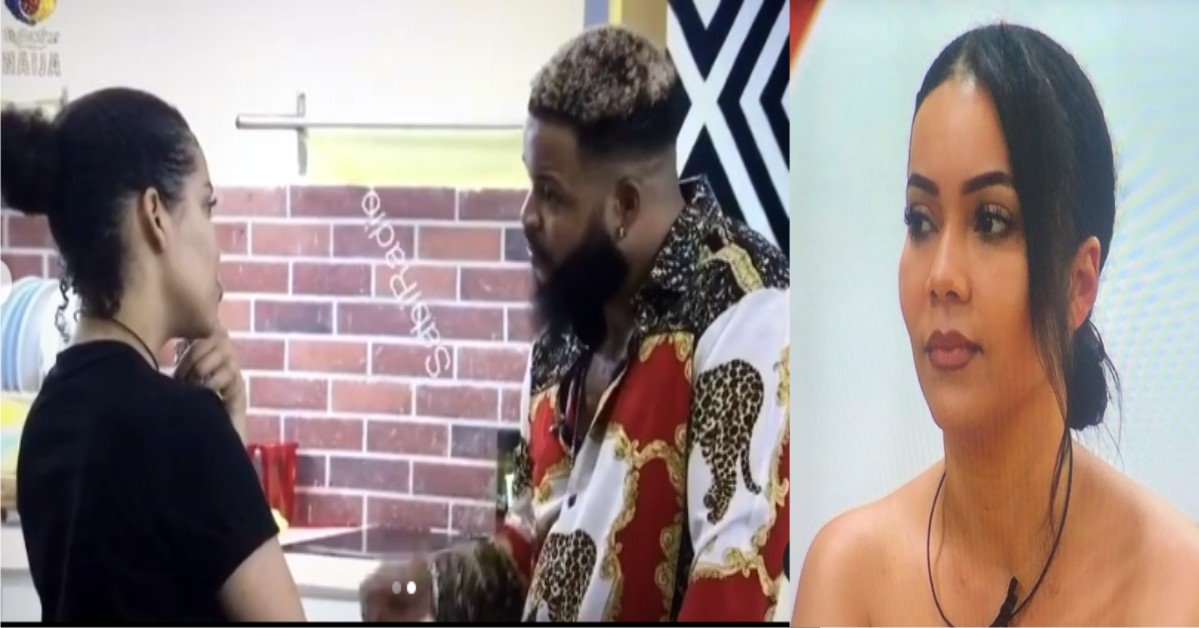 BBNaija 2021 VIDEO: "Stop Involving yourself in things that do not concern you" White Money Advices Maria