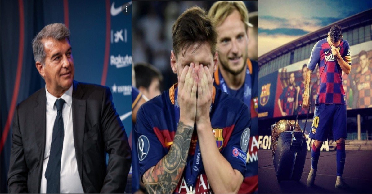 Barcelona's President, Joan Laporta Reveals The Reason Behind Messi's Departure