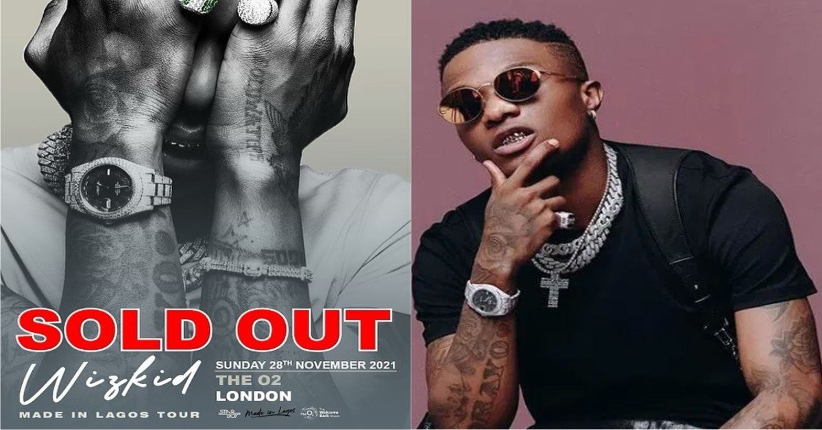 O2 UK Debunks Wizkid FC’s Claims That His O2, MIL Tour is Sold Out - See Post